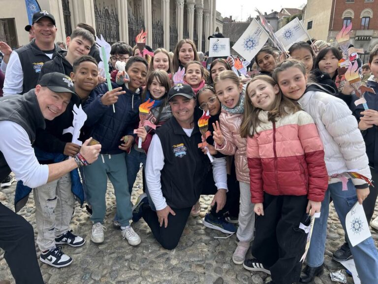 Essex OPP’s Jim Chauvin Carries the Torch for Canada at Special Olympics in Italy