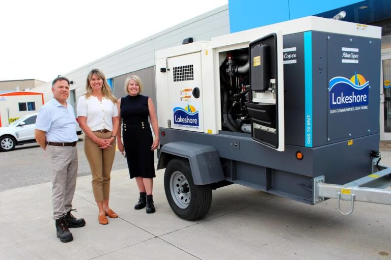 Emergency Preparedness Grant supports Lakeshore generator purchase to help prevent flooding