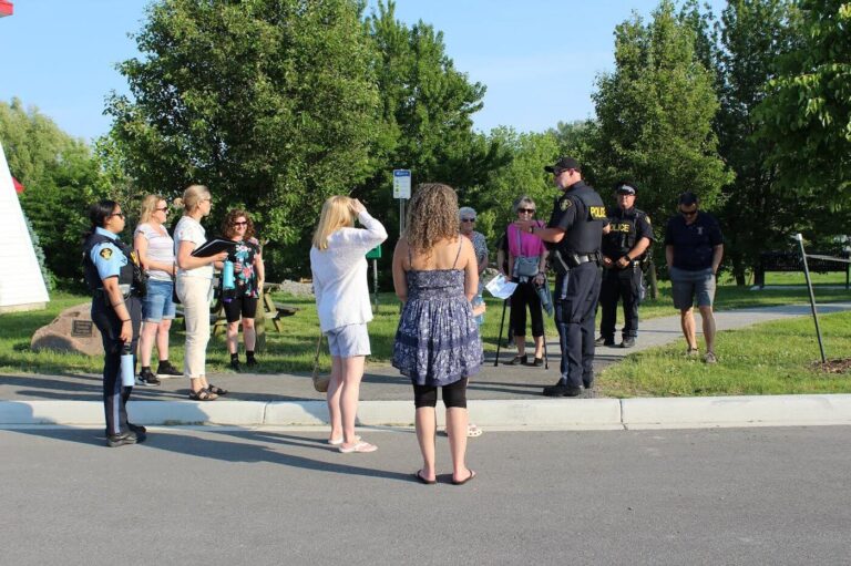Safety & Crime Prevention Walk strolls through Kingsville’s waterfront area