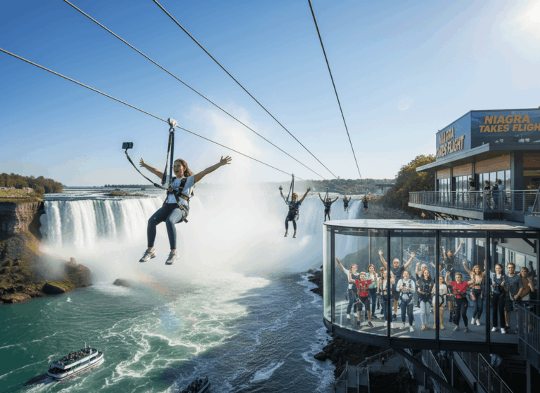 “Niagra Takes Flight”:نیگرا فالس کی نئی تفریحی کشش: نیگرا ٹیکس فلائٹ